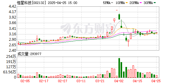 武汉股票配资 恒星科技：2024年营收、扣非净利同比双增长